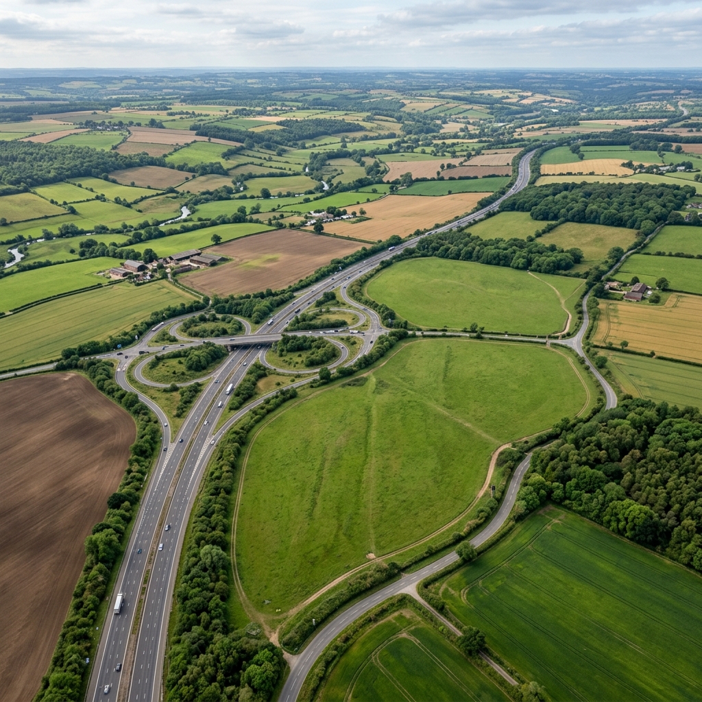 Grunty inwestycyjne z lotu ptaka